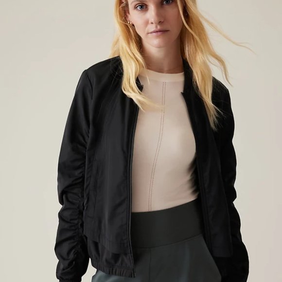 Athleta NWOT Wayfarer Bomber Jacket - xs